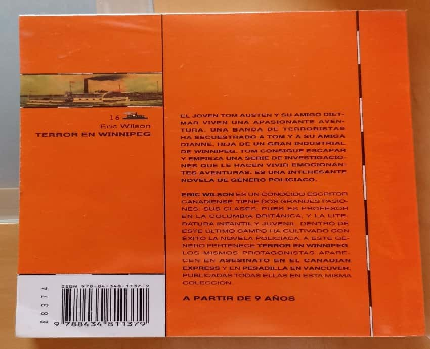 Terror En Winnipeg (El Barco De Vapor) – «Descubre el Terror en el Corazón de Canadá: ‘El Barco De Vapor’ de Eric Wilson»