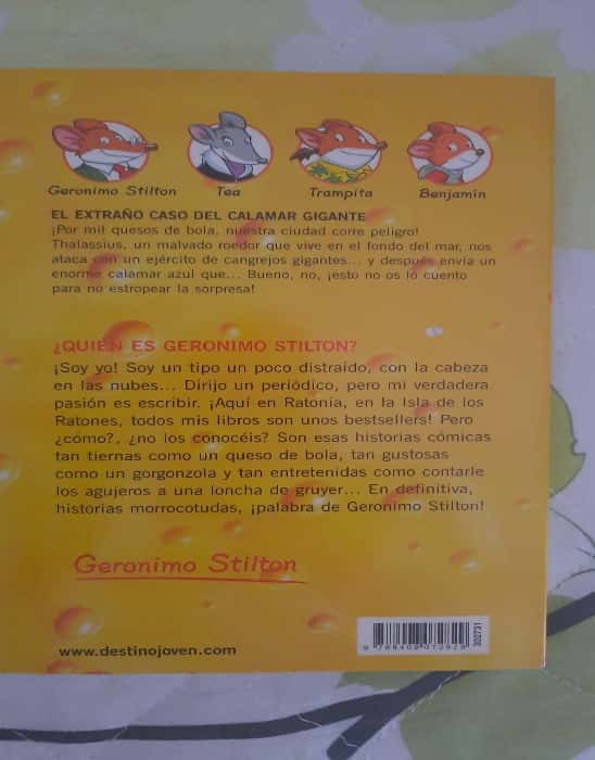 El extraño caso del calamar gigante – «Descubre el misterio más grande de todos: ‘El extraño caso del calamar gigante’, de Geronimo Stilton, ¡la historia que cambió mi vida!»