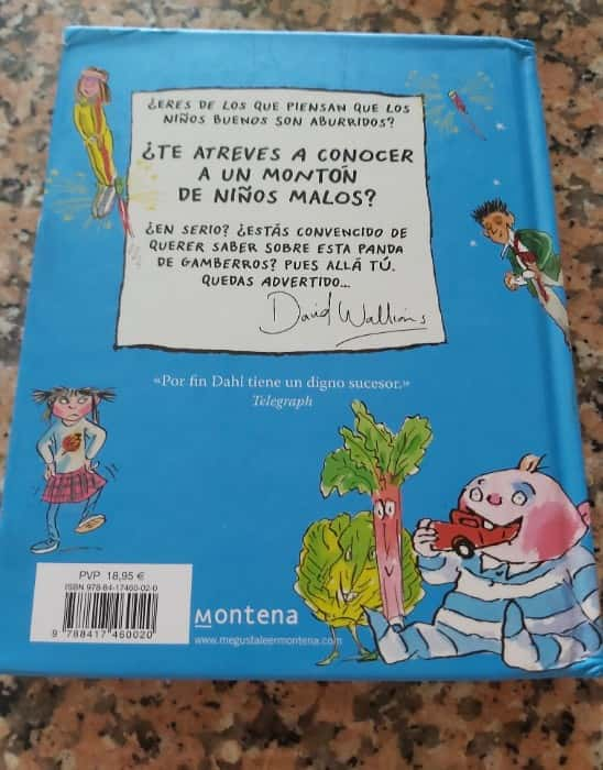 Gran Libro de Los niños Malos  the Worlds Worst Children 2 – «Descubre los Niños Más Peores de la Historia: ‘El Gran Libro de Los Niños Malos 2’ de David Walliams»