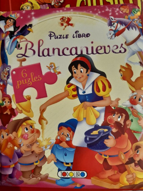 Blanca nieves puzzle libro