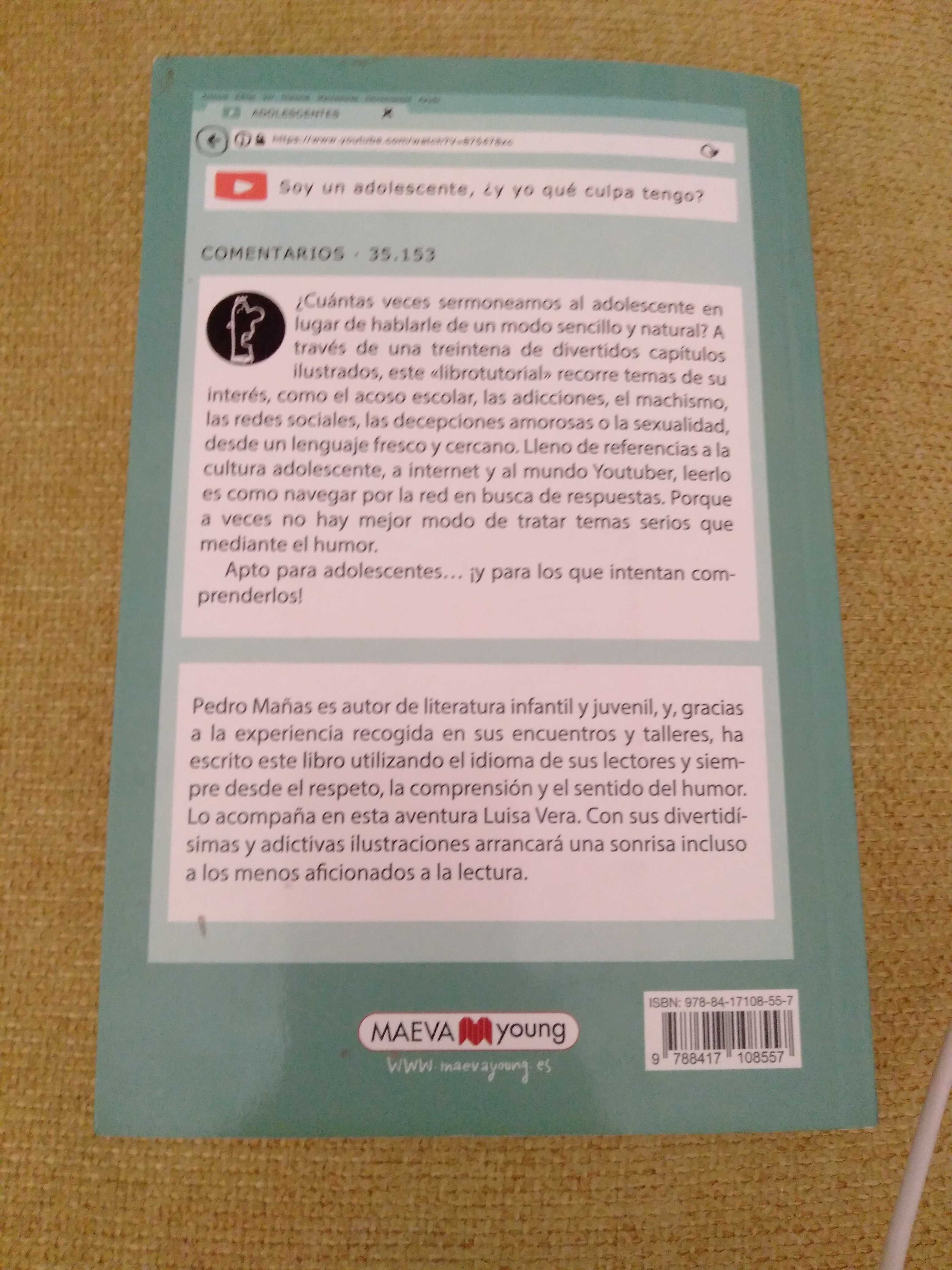 Soy un adolescente – «Descubre la autenticidad: mi camino como adolescente, un viaje de superación y descubrimiento, por Pedro Mañas (ISBN 9788417108557)»