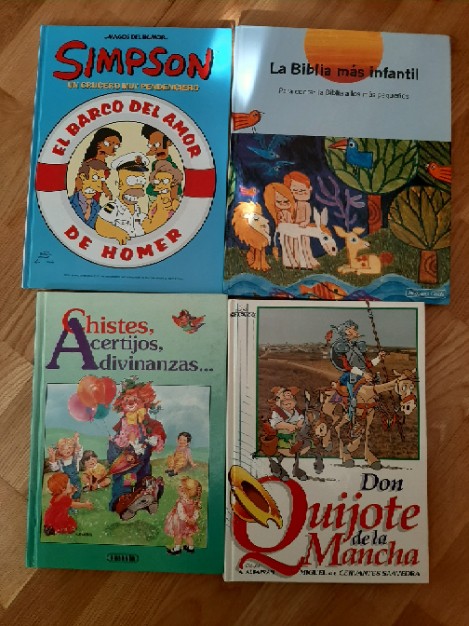 Simpson/La biblia más infantil/CHistes,acertijos…./Don QUijote de la Mancha – «¡Descubre el Don Quixote divertido para niños! La biblia más extraña de Cervantes»