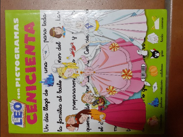 leo con pictogramas cenicienta  – «¡Descubre el encanto mágico de Cenicienta en este libro único y emocionante para niños!»