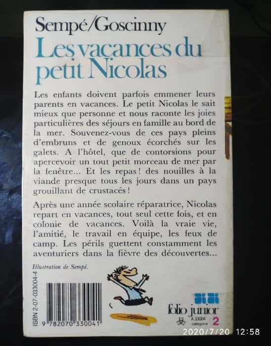 Les vacances du petit Nicolas – «Descubre el secreto de las vacances más divertidas del año: ‘Les vacances du petit Nicolas’ de Sempé»