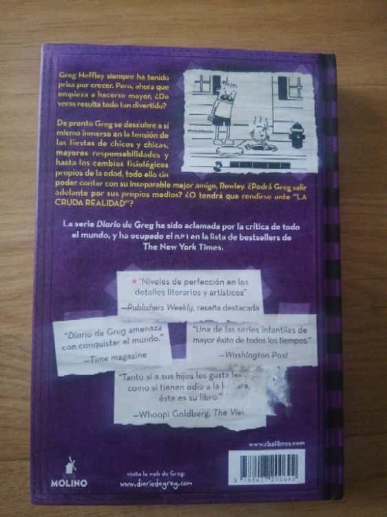 Diario de greg 5: la cruda realidad – «Descubre el secreto detrás de Greg Heffley: La cruda verdad sobre cómo crecer en la adolescencia»