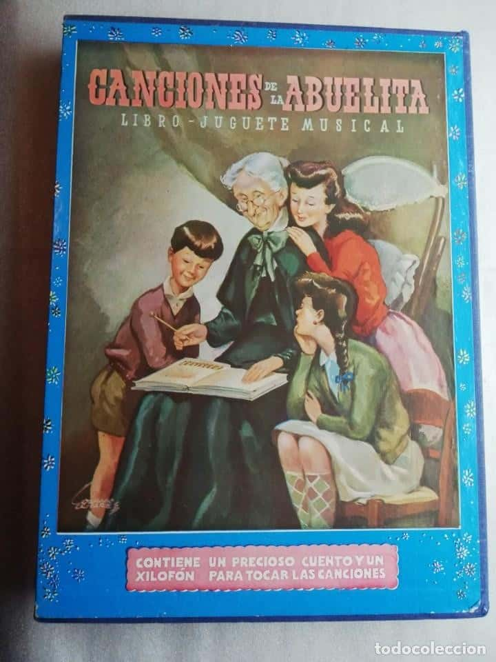 CANCIONES DE LA ABUELITA. LIBRO -JUGUETE MUSICAL. CUENTO, CANCIONES Y XILOFÓN