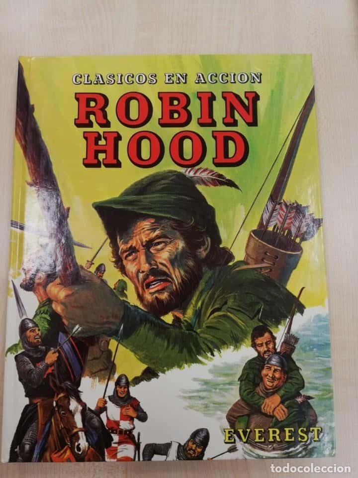 ROBIN HOOD – CLÁSICOS EN ACCIÓN – EDITORIAL EVEREST – «Desafío al Pirata: La Historia de Robin Hood en Acción»