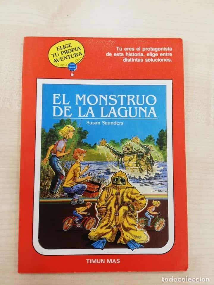 EL MONSTRUO DE LA LAGUNA, ELIGE TU PROPIA AVENTURA, GLOBO AZUL, TIMUN MAS – «Descubre el Secreto del Monstruo de la Laguna: ¡Elige Tu Propia Aventura en Este Clásico del Terror!»