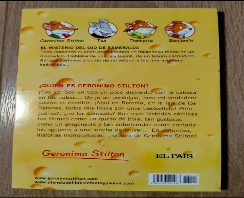 El misterio del ojo de esmeralda  – «¡Descubre el secreto más brillante de la biblioteca Murdy: ‘El misterio del ojo de esmeralda’ de Gerónimo Stilton es una lectura obligatoria!»