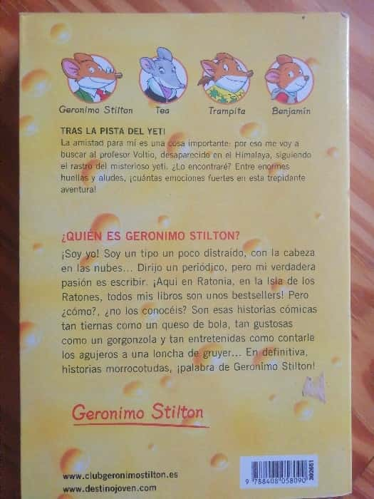 Tras La Pista Del Yeti! – «Descubre el misterio más grande de la biblioteca de Rodentia: ¡Tras La Pista Del Yeti! por Geronimo Stilton»