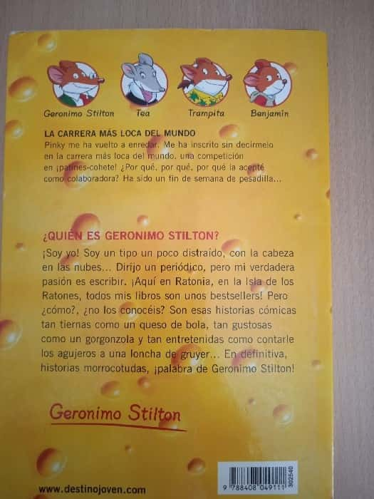 Gerónimo Stilton: La carrera más loca del mundo – «¡Descubre el gato que revolucionó el mundo! Gerónimo Stilton: La carrera más loca del mundo, una aventura emocionante que te dejará sin aliento»