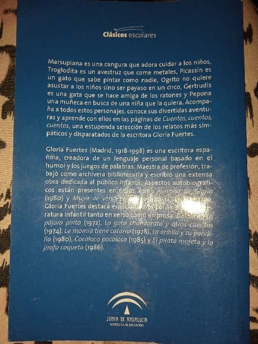 Cuentos, cuentos, cuentos. – «Descubre los secretos de las palabras: Una reseña inolvidable del clásico ‘Cuentos, cuentos, cuentos’ de Gloria Fuertes»