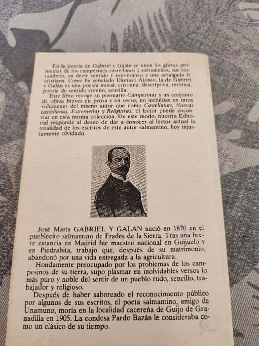 Campesina – «Descubre el secreto rural que cambió la vida de España: ‘Campesina’, una crónica emotiva del pasado por José María Gabriel y Galán»