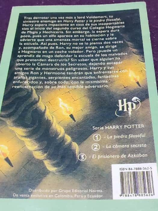 Harry Potter y la Cámara Secreta – «Descubre el Secreto más Peligroso del Mundo Mágico: ‘Harry Potter y la Cámara Secreta’ de J.K. Rowling»