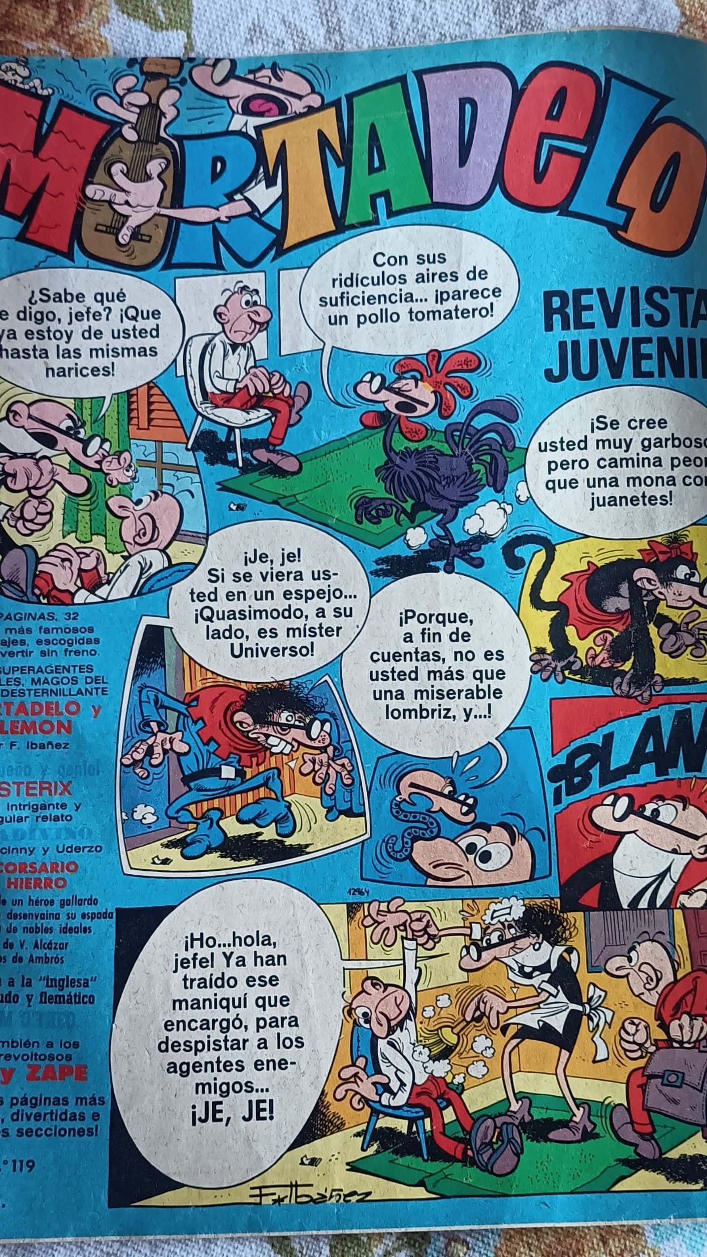 Libro de segunda mano: Còmic Mortadelo Revista Juvenil No. 119