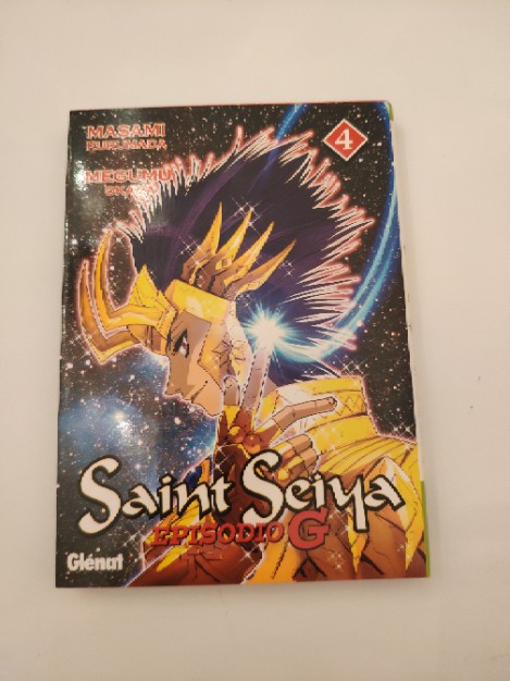 ¡Embárcate en una Odisea Cósmica con «Saint Seiya Episodio G 4 (Shonen)» de Masami Kurumada y Megumu Okada, una Joya de Glénat!