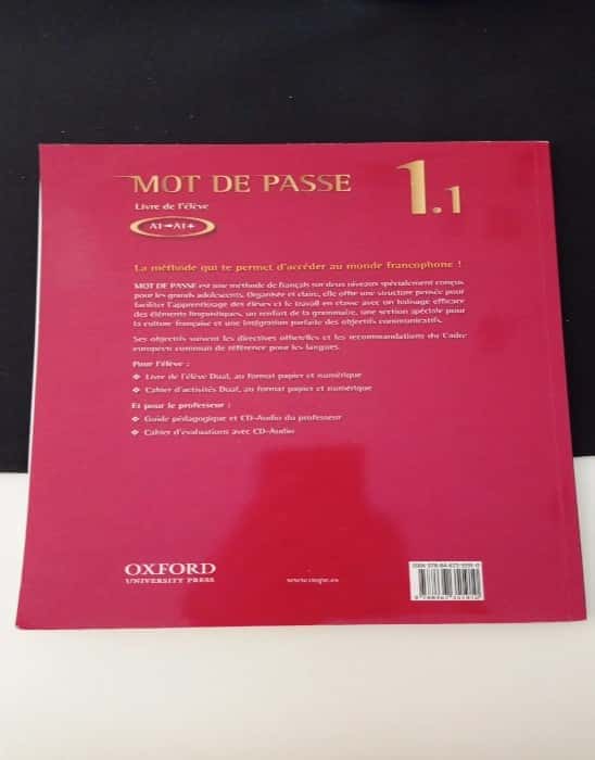 Imagen 2 del libro Mot de passe 1.1 la