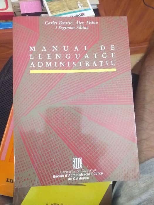 Libro de segunda mano: Manual de llenguatge administratiu