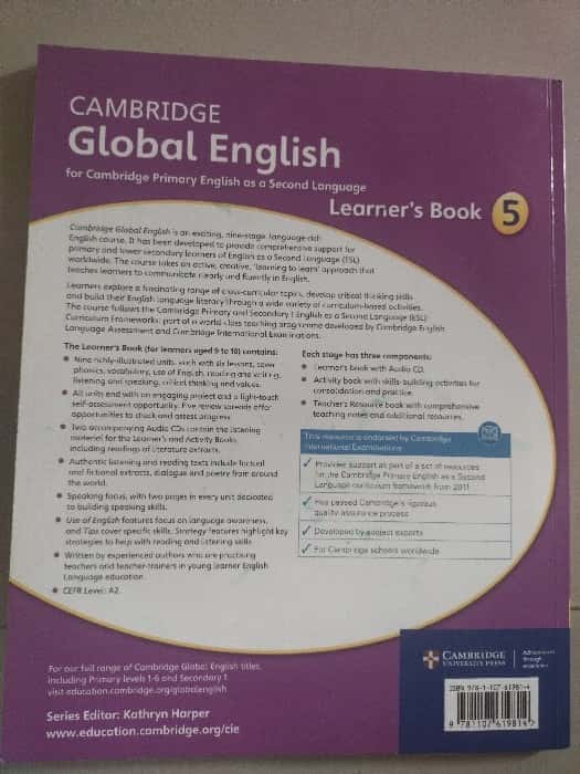 Imagen 2 del libro Cambridge Global English Learners Book 5