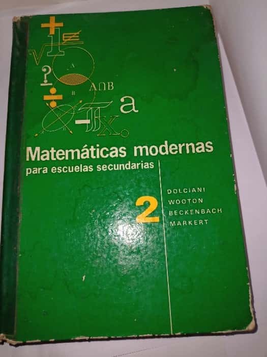 Libro de segunda mano: Matemáticas Modernas para escuelas secundarias 
