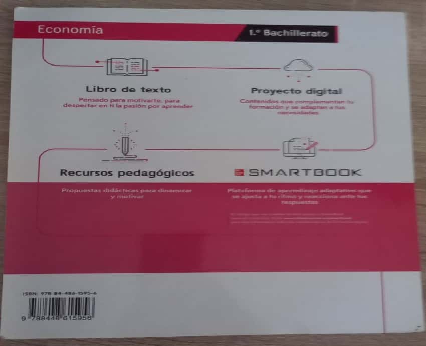 Imagen 2 del libro 1° Bachillerato Economía 2019