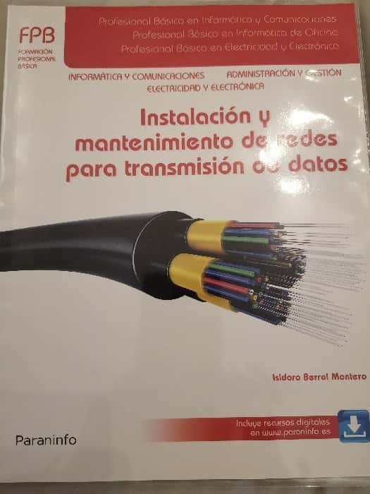 Libro de segunda mano: Instalación y mantenimiento de redes para transmisión de datos