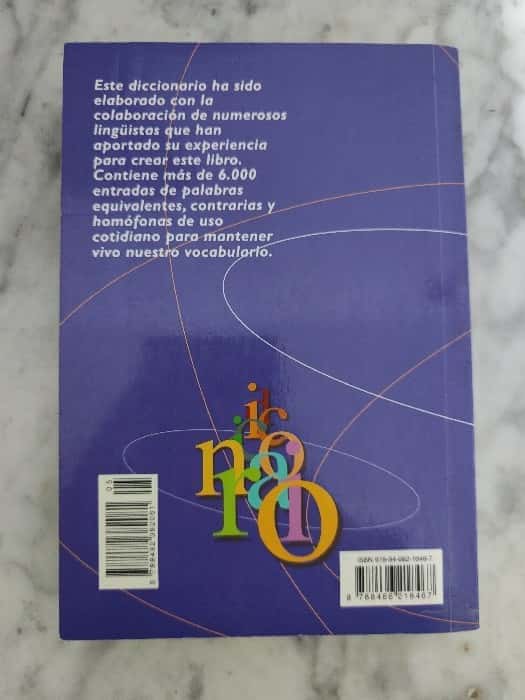Imagen 2 del libro Diccionario Sinónimos, Antónimos y Parónimos