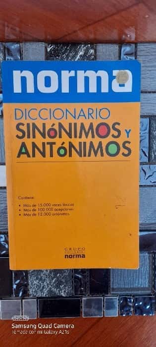 Libro de segunda mano: Diccionario de sinonimos y antonimos