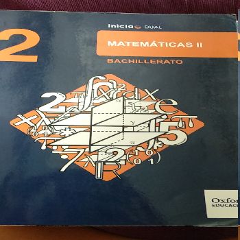 Libro de segunda mano: Matemáticas II, 2 bachillerato 