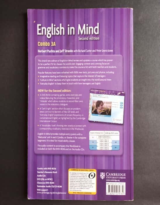 Libro de segunda mano: English in Mind Level 3A Combo with DVD-ROM