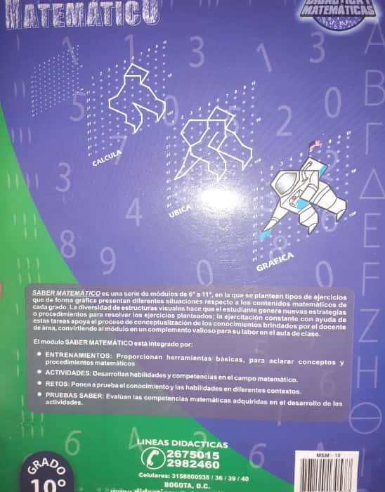 Imagen 2 del libro Saber matemático 10