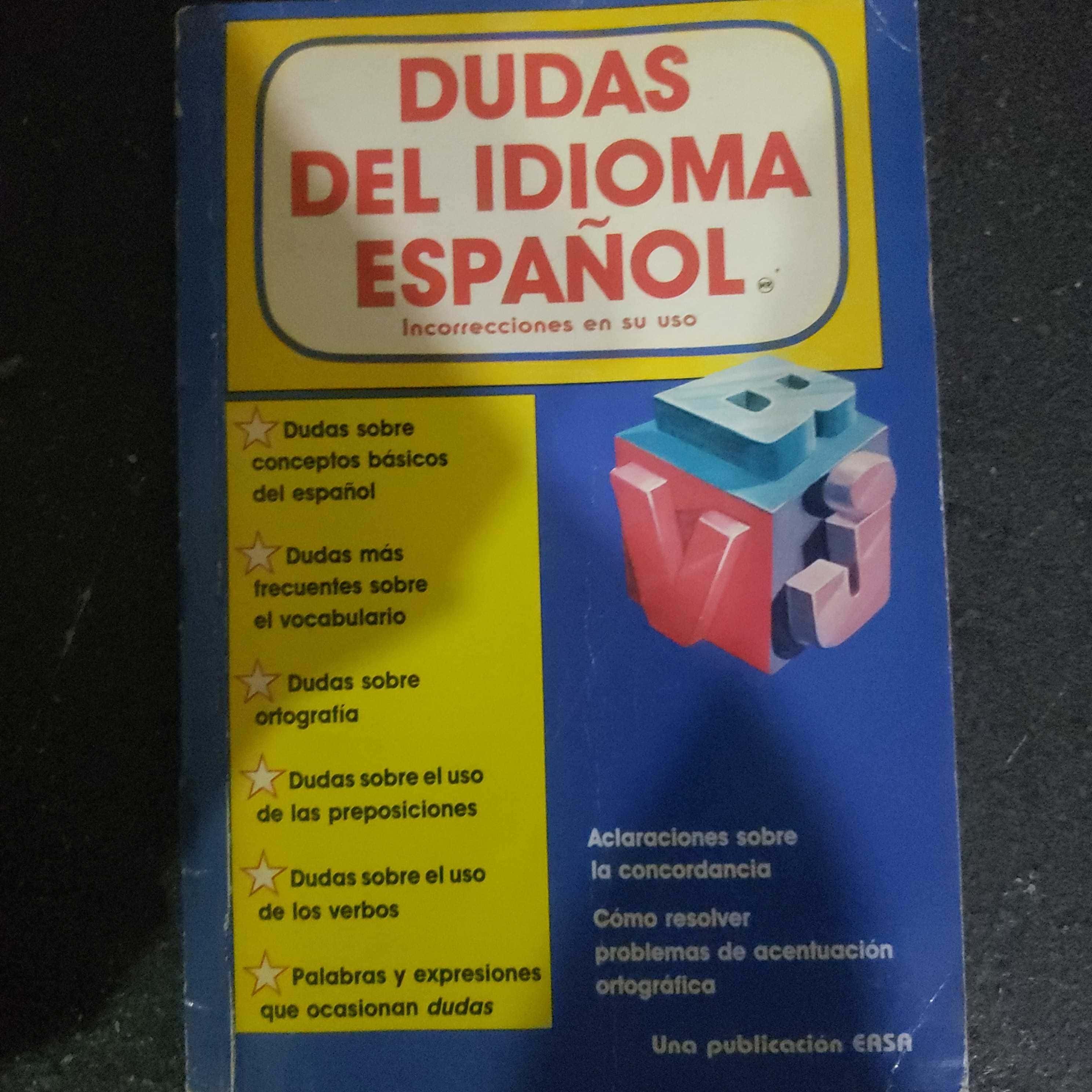 Libro de segunda mano: dudas del idioma español 