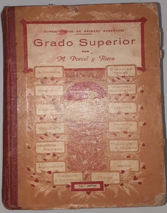 Libro de segunda mano: Curso Cíclico de Primera Enseñanza. Grado Superior (1927)