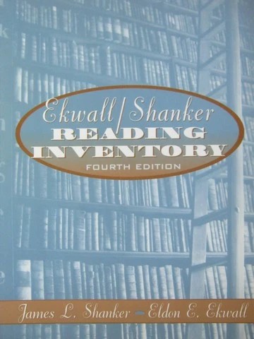 EkwallShanker reading inventory EkwallShanker reading inventory