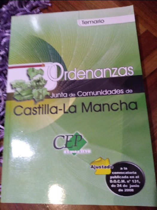 Libro de segunda mano: Ordenanzas Junta de comunidades de Castilla-La Mancha