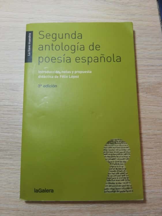 Libro de segunda mano: Segunda antología de poesía española