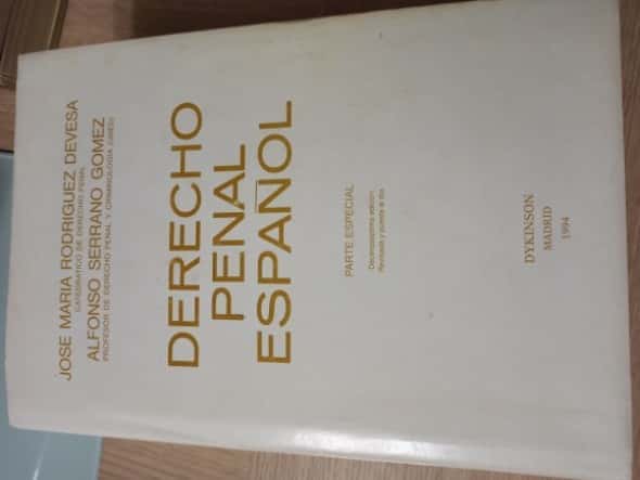 Libro de segunda mano: Derecho penal español