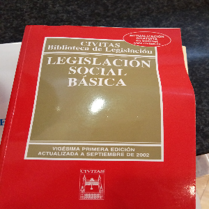 Libro de segunda mano: Legislación social basica