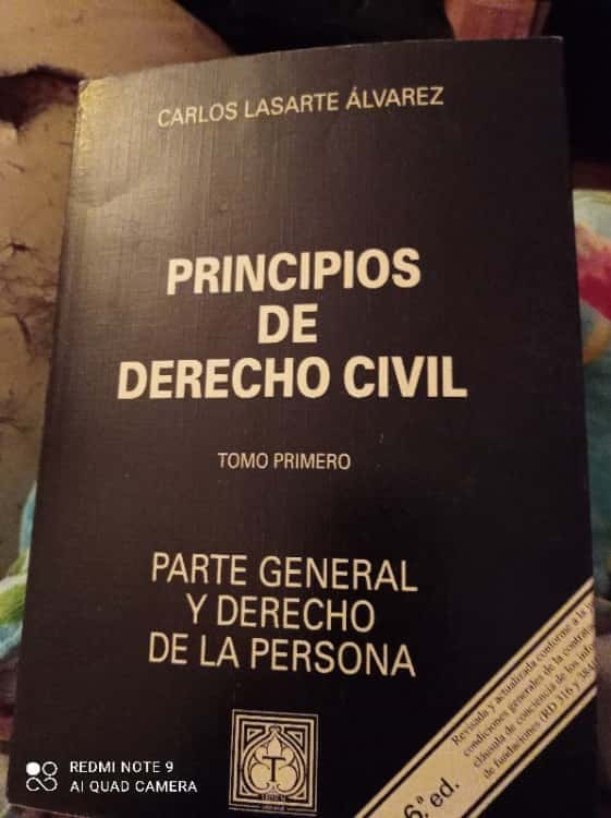 Libro de segunda mano: Principios de derecho civil