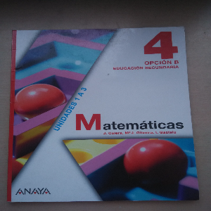 Libro de segunda mano: Matematicas