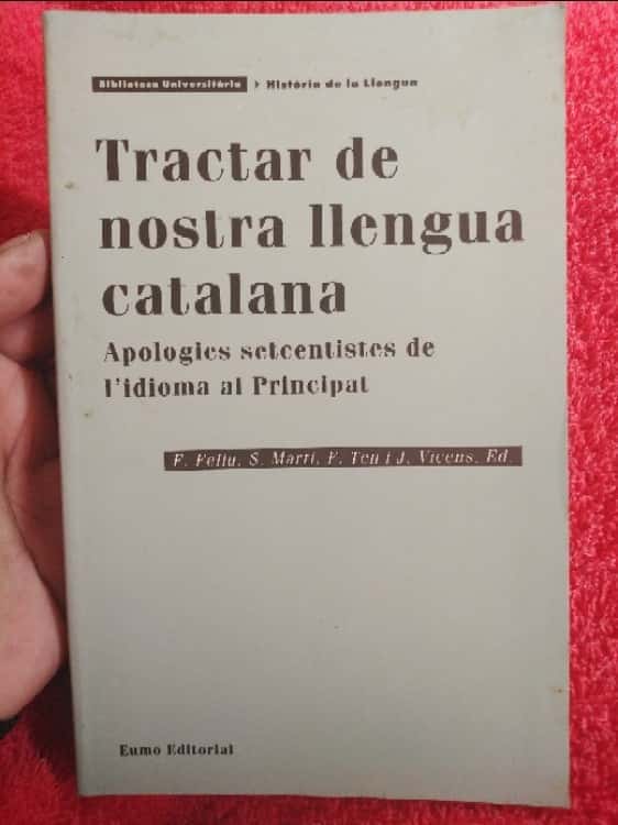 Libro de segunda mano: Tractar de nostra llengua catalana