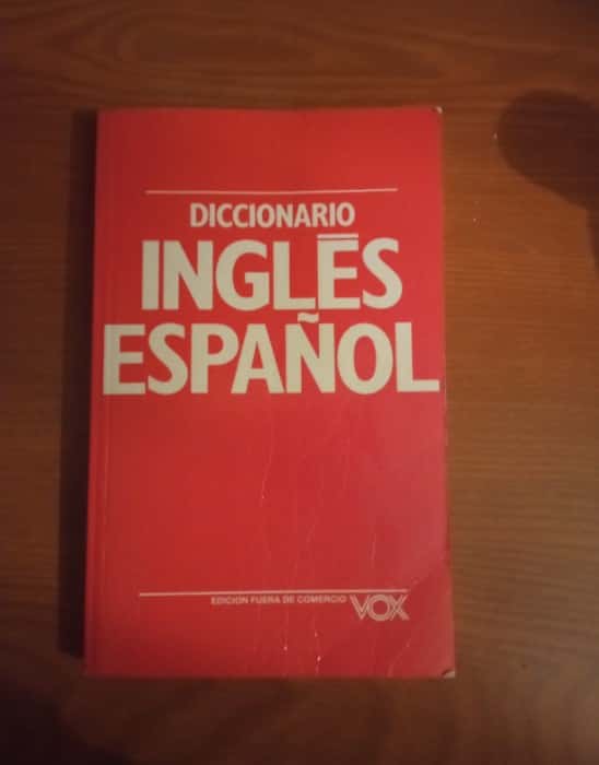 Delgado comentario amanecer Libro Diccionario Ingles-Español 8471532352 por 1€ (Segunda Mano)