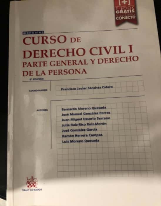 Libro de segunda mano: Curso de derecho civil