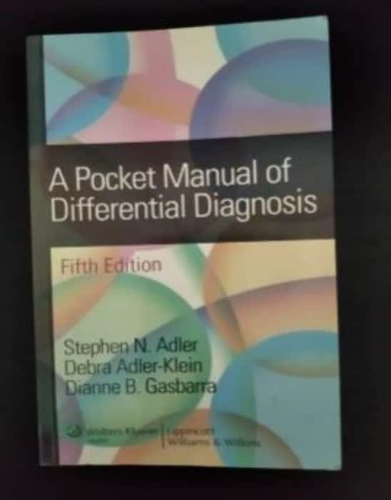 Libro de segunda mano: A pocket manual of differential diagnosis.