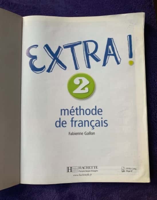 Imagen 2 del libro Extra! 2 Méthode de français