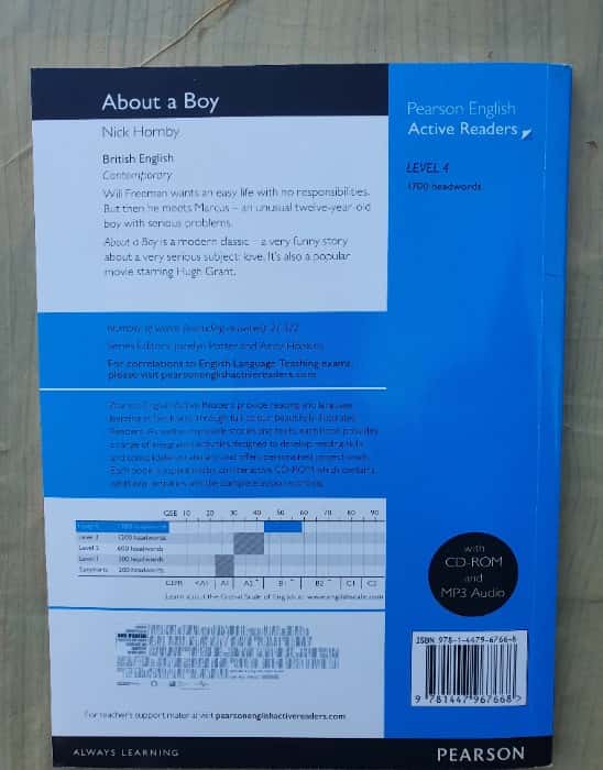 Imagen 3 del libro NUEVO About a Boy Level 4   CD y MP3 audio
