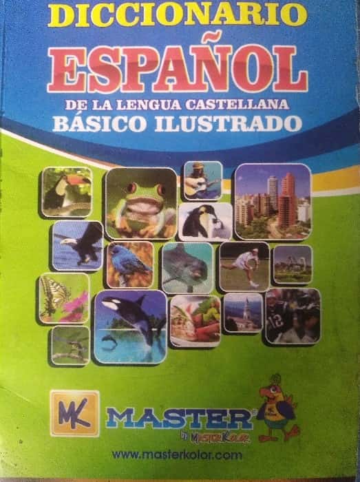 Libro de segunda mano: diccionario español de la lengua castellana básico ilustrado