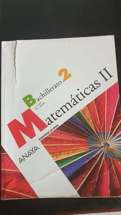 Libro de segunda mano: Matematicas, 2 Bachillerato