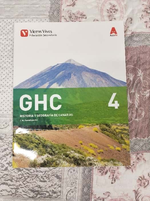 Libro de segunda mano: GHC, historia y geografía de Canarias, 4 ESO