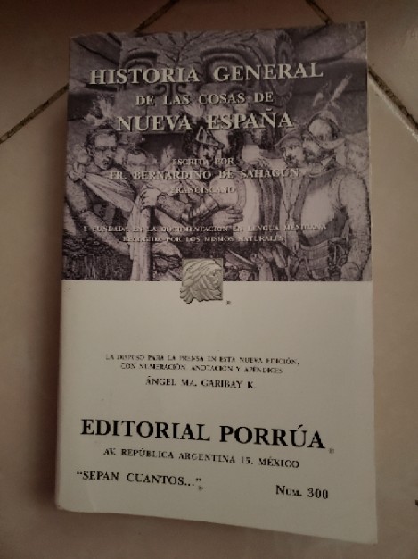 Libro de segunda mano: Historia general de las cosas de Nueva España